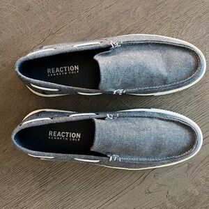 Mens Kenneth Cole Reaction Dark denim Ankir slip on shoes size 9